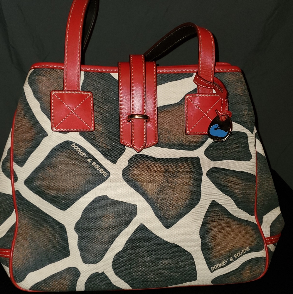 AUTHENTIC DOONEY &BOURKE GIRAFFE PRINT BAG
